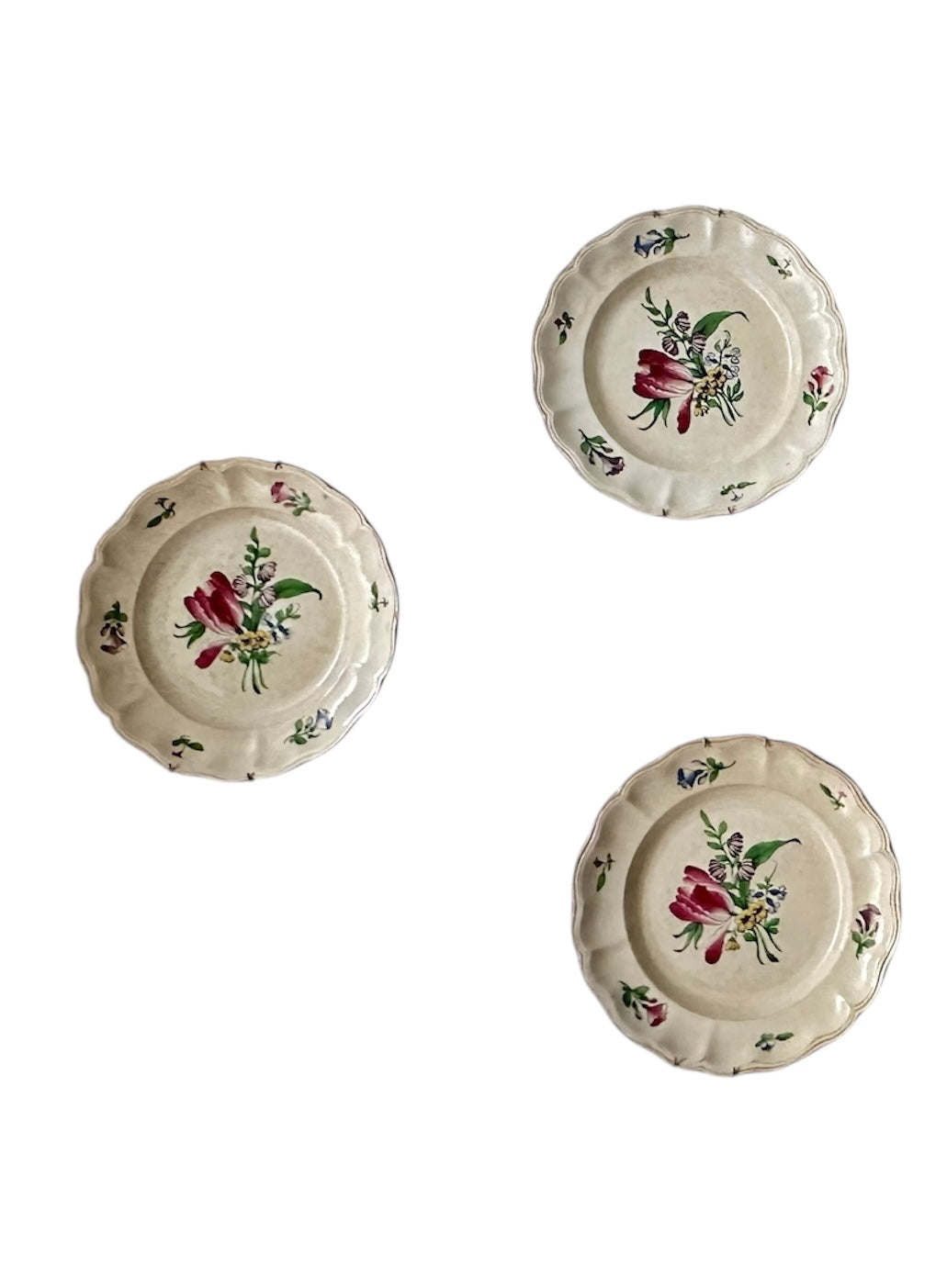 Les Tulipes - Assiettes murales ( X7 )