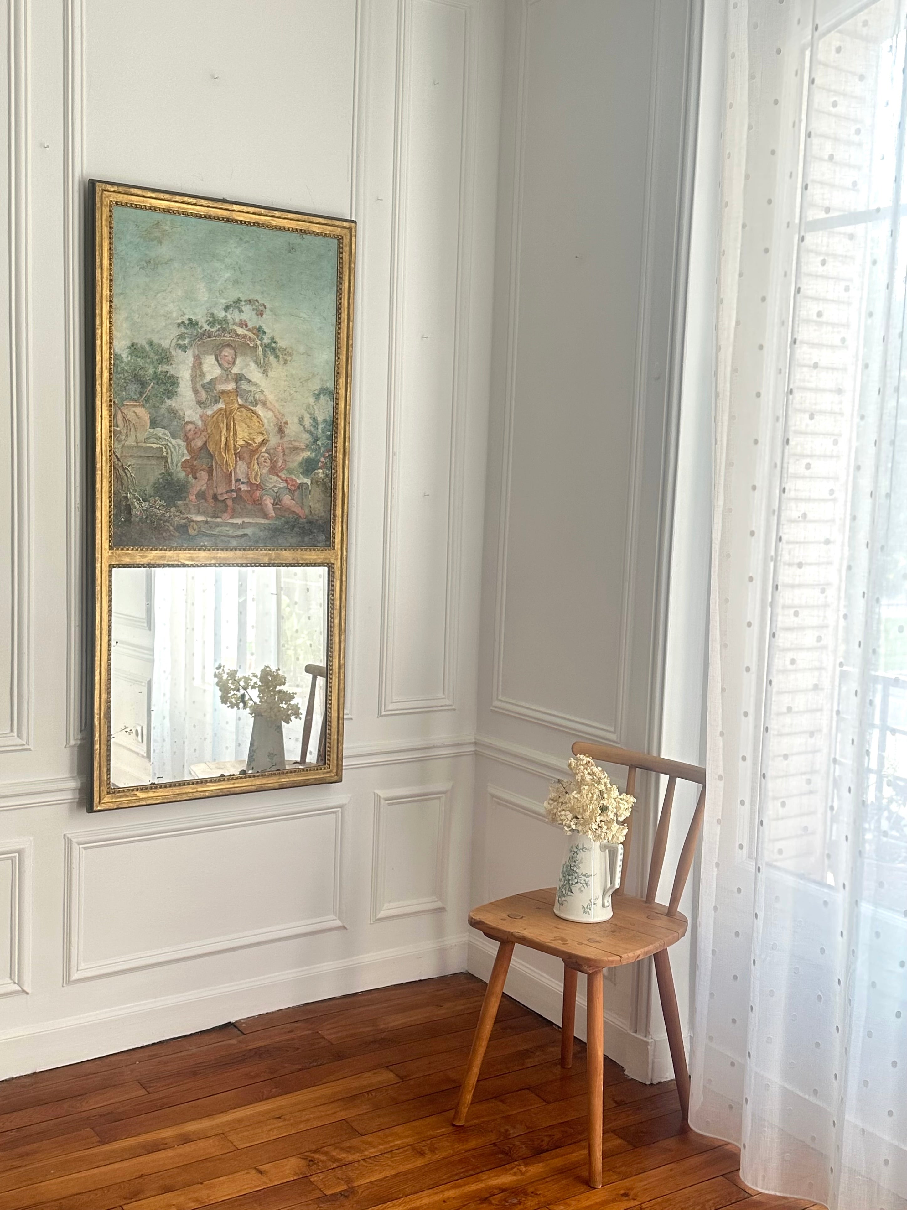 Trumeau en bois doré