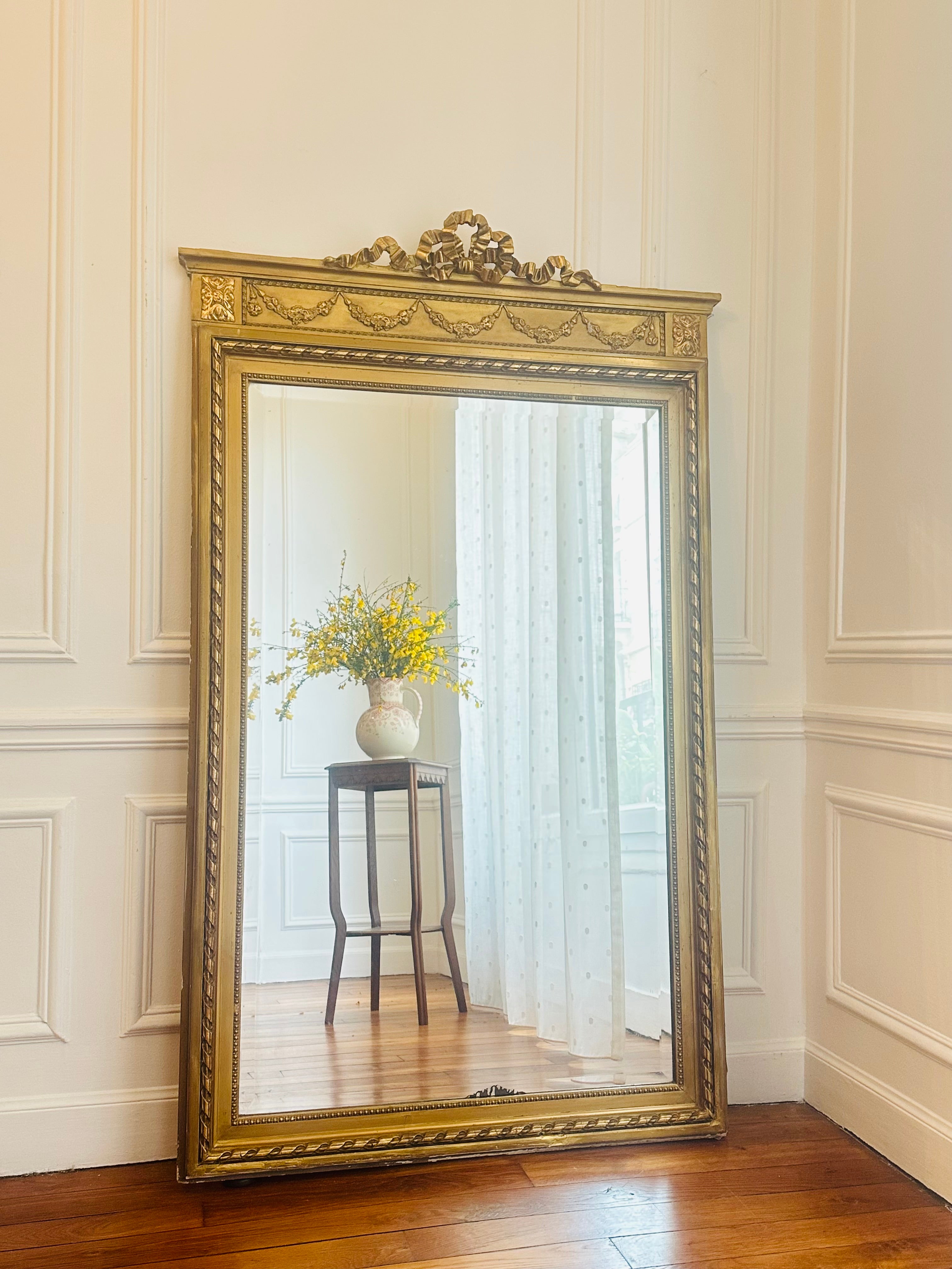 Trumeau- Miroir Louis XVI
