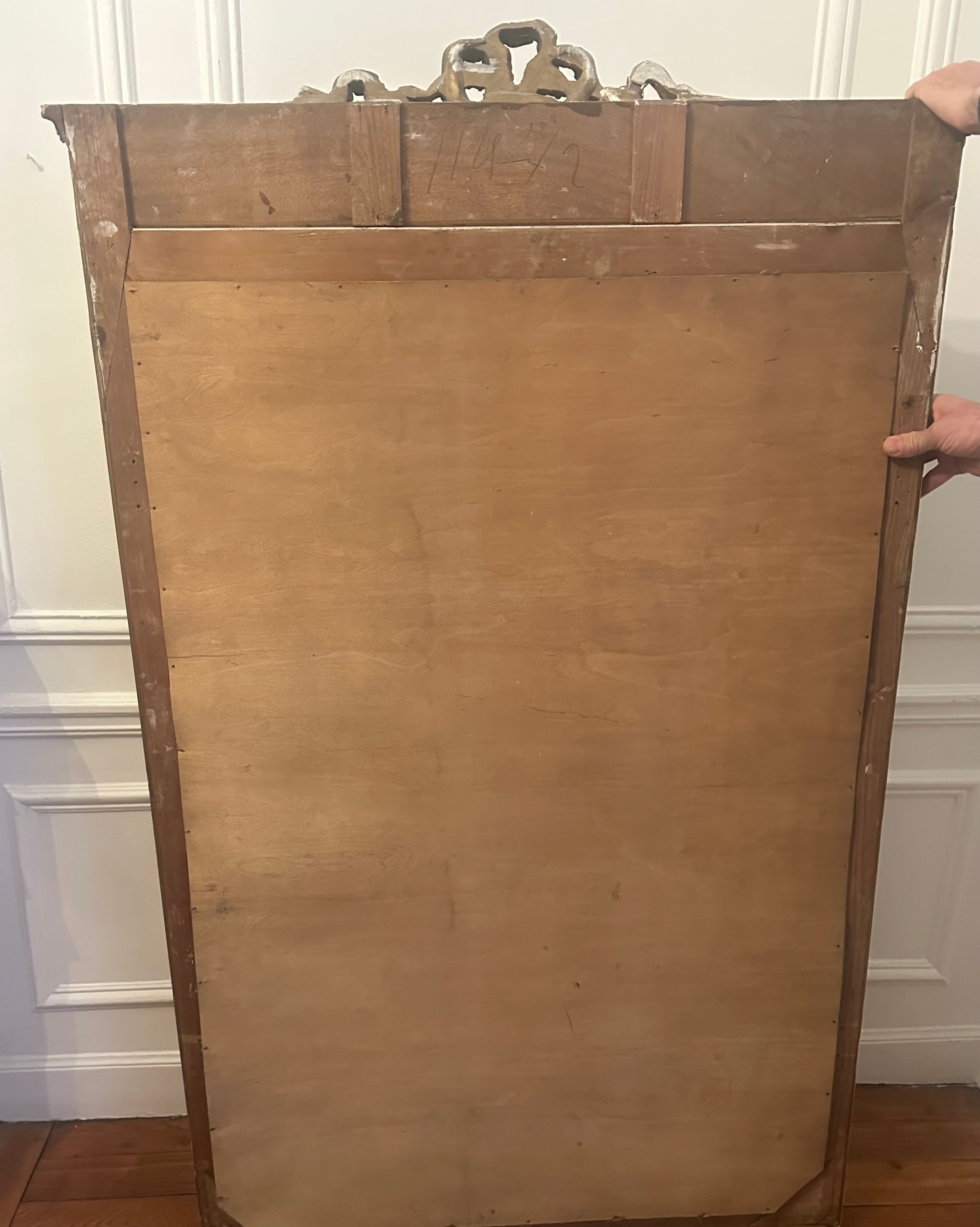 Trumeau- Miroir Louis XVI