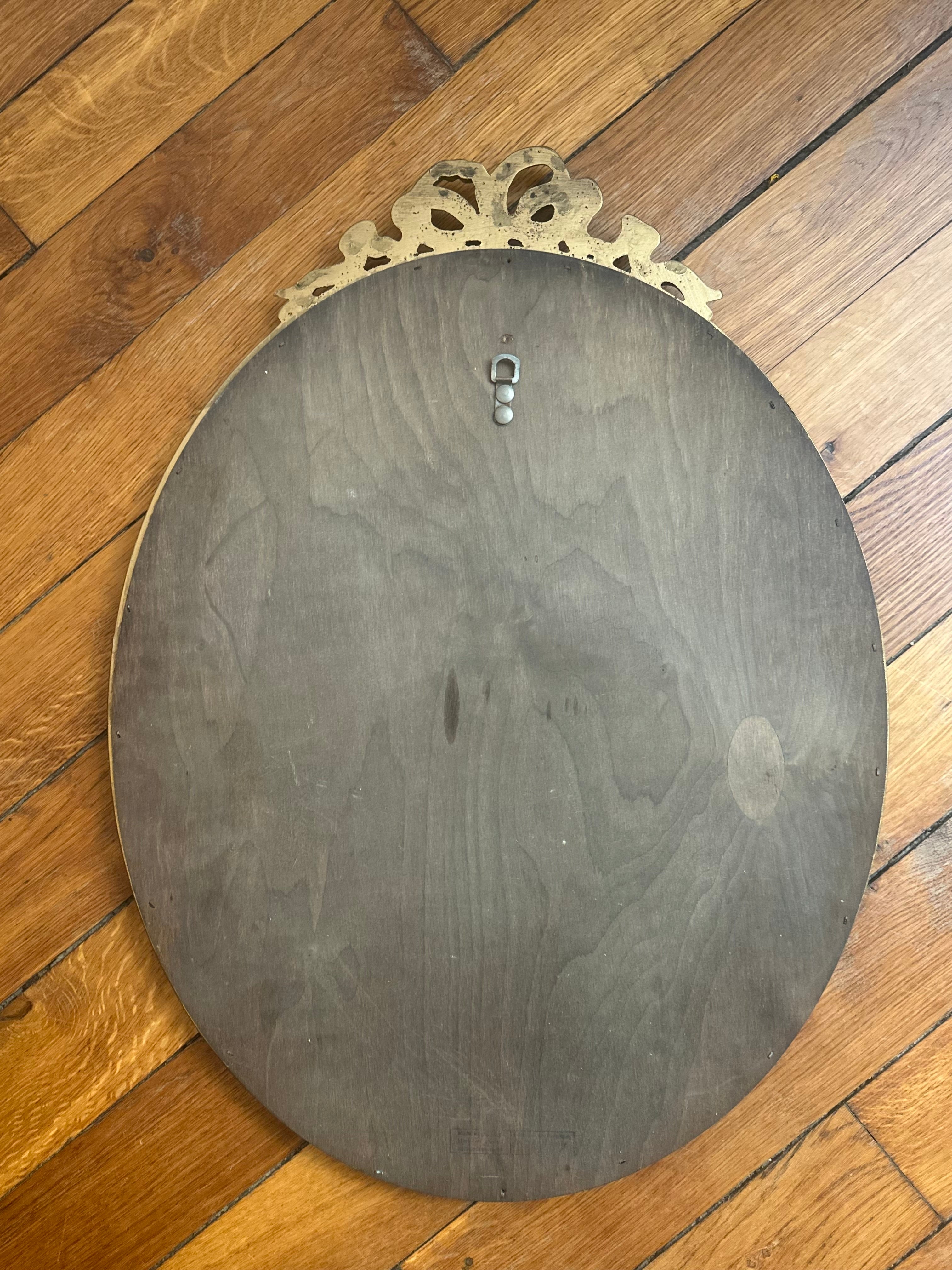 Miroir ovale