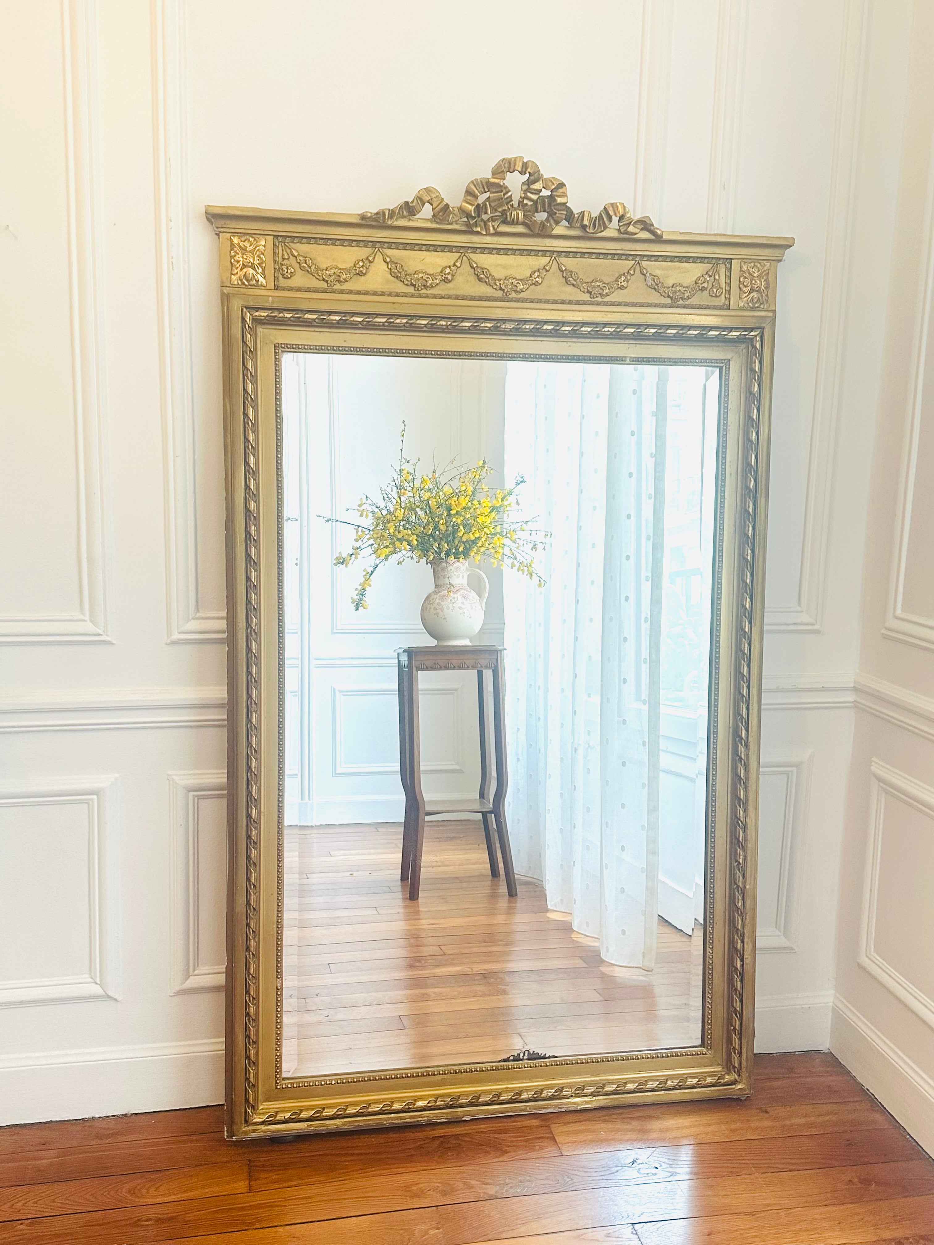 Trumeau- Miroir Louis XVI