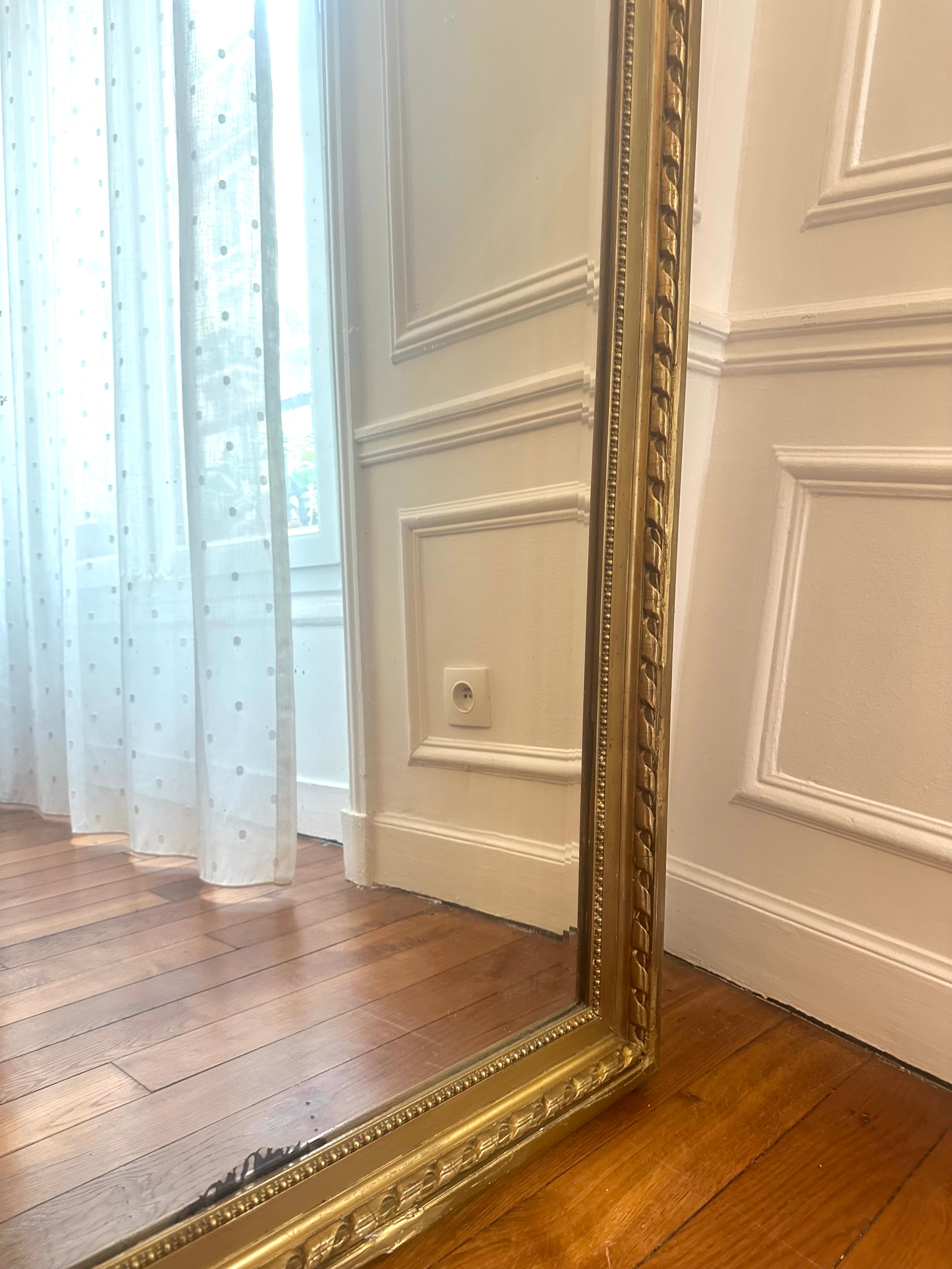 Trumeau- Miroir Louis XVI