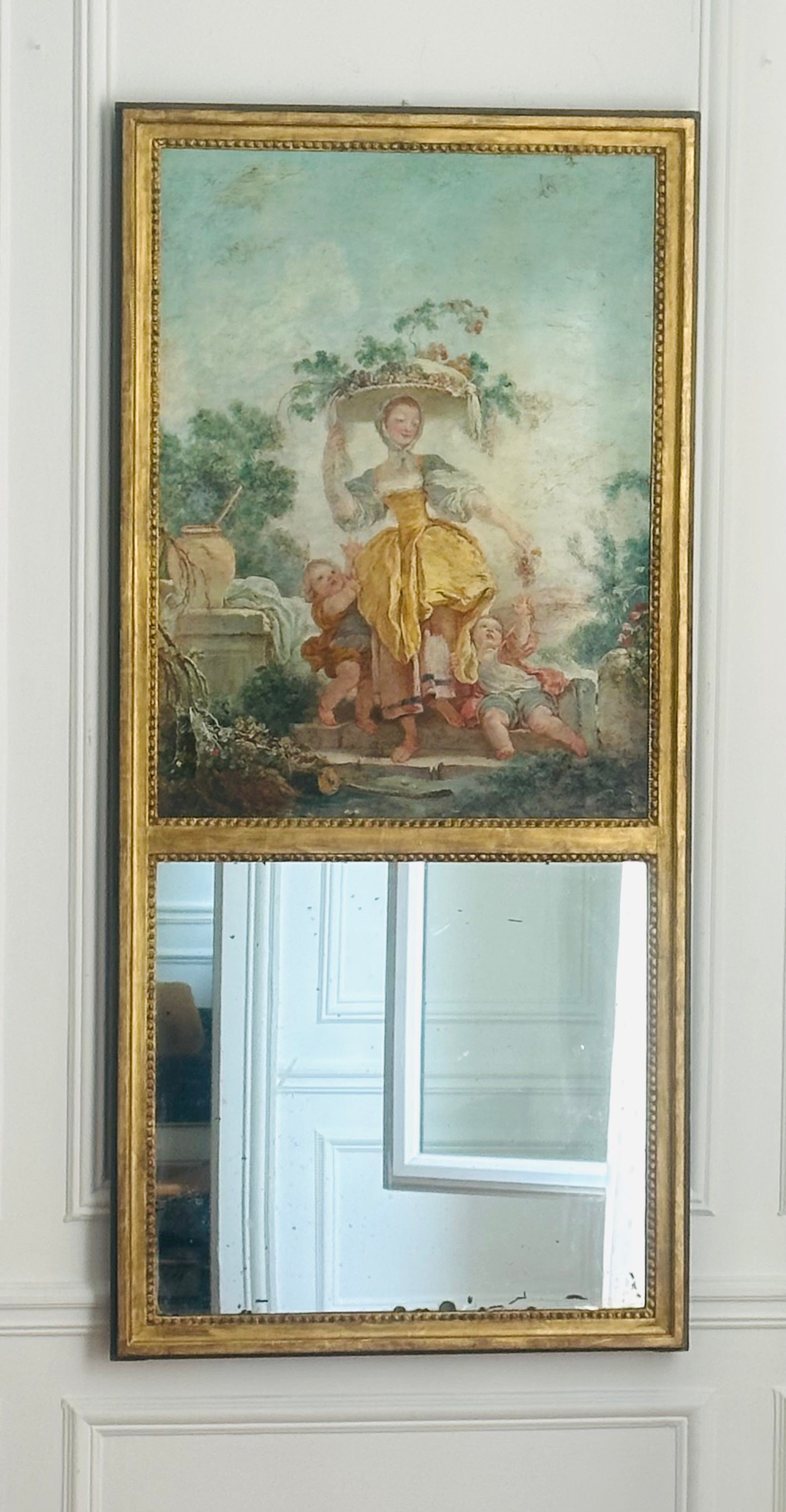 Trumeau en bois doré