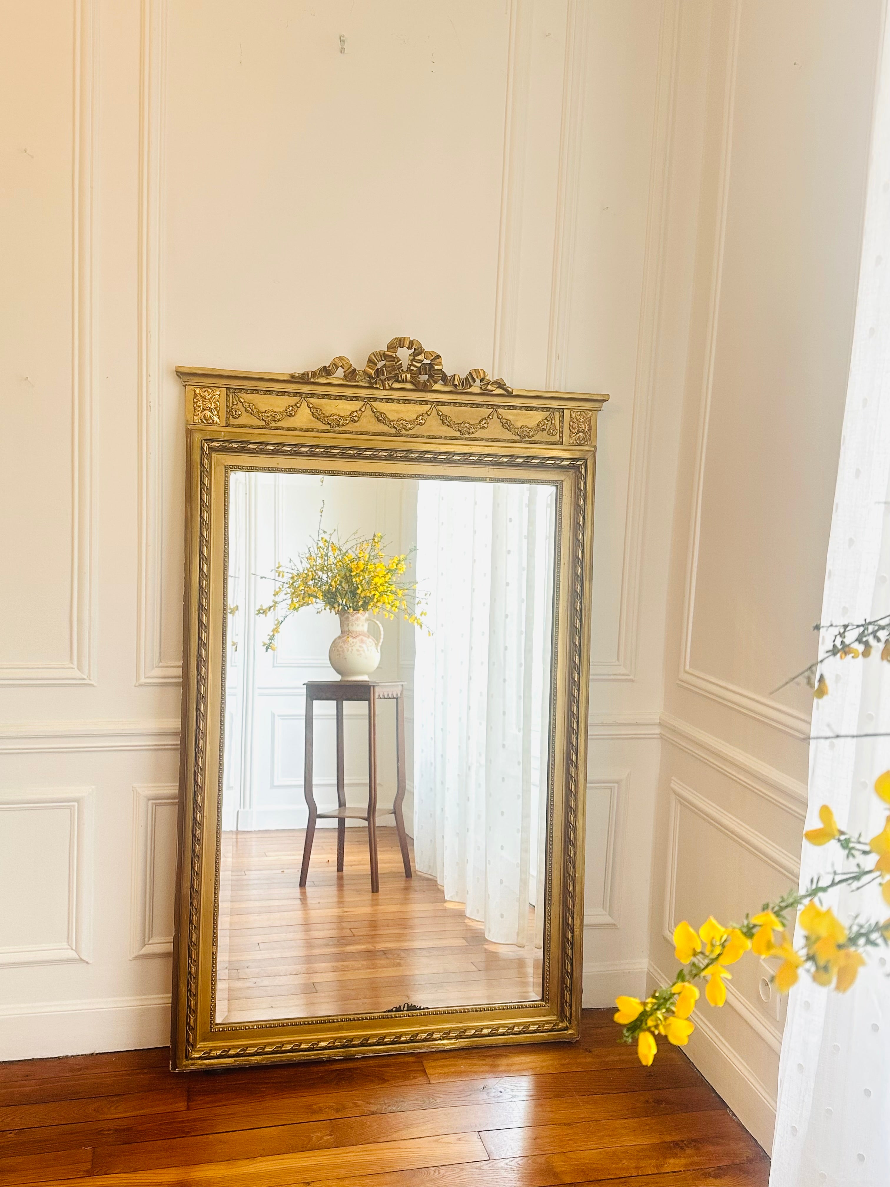Trumeau- Miroir Louis XVI