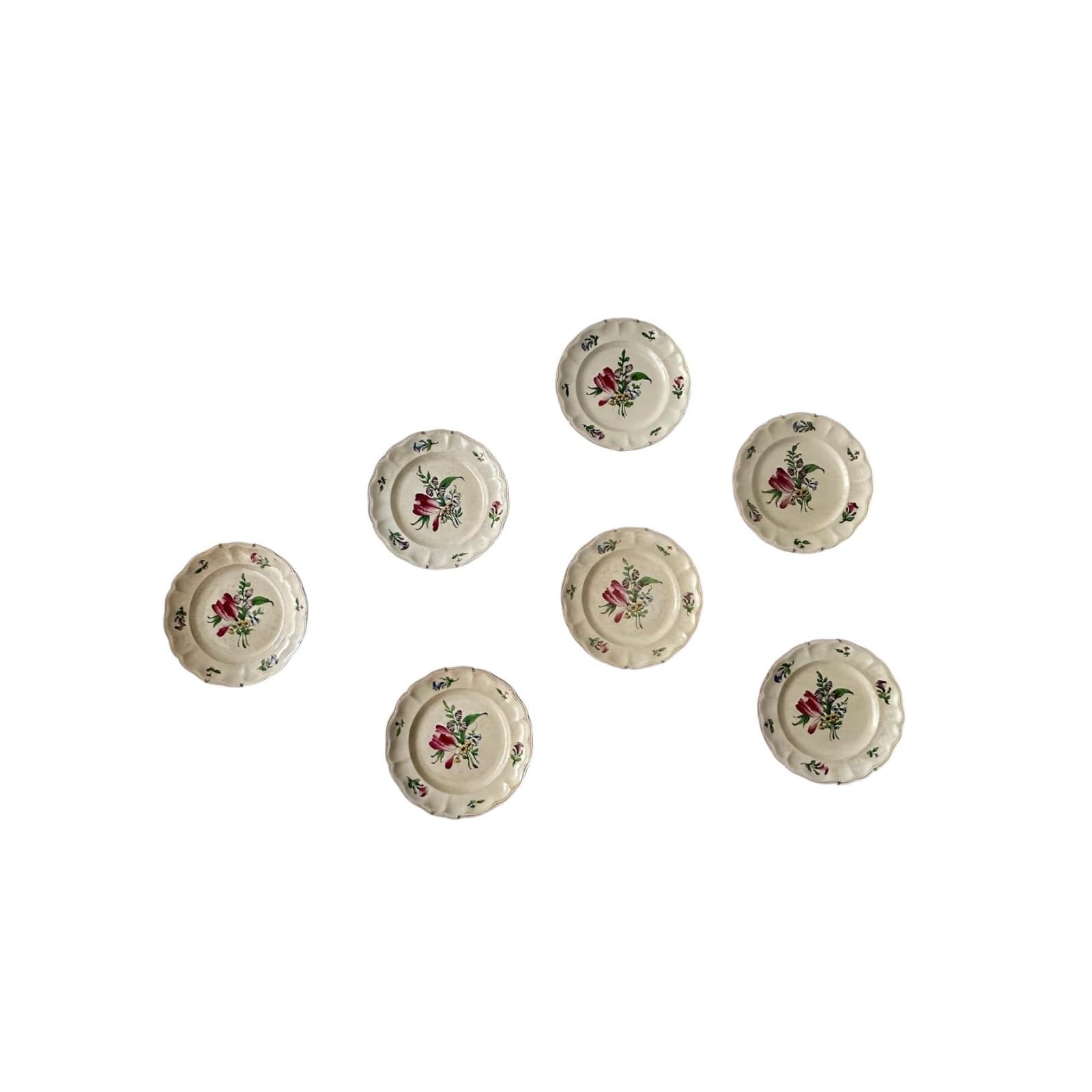 Les Tulipes - Assiettes murales ( X7 )