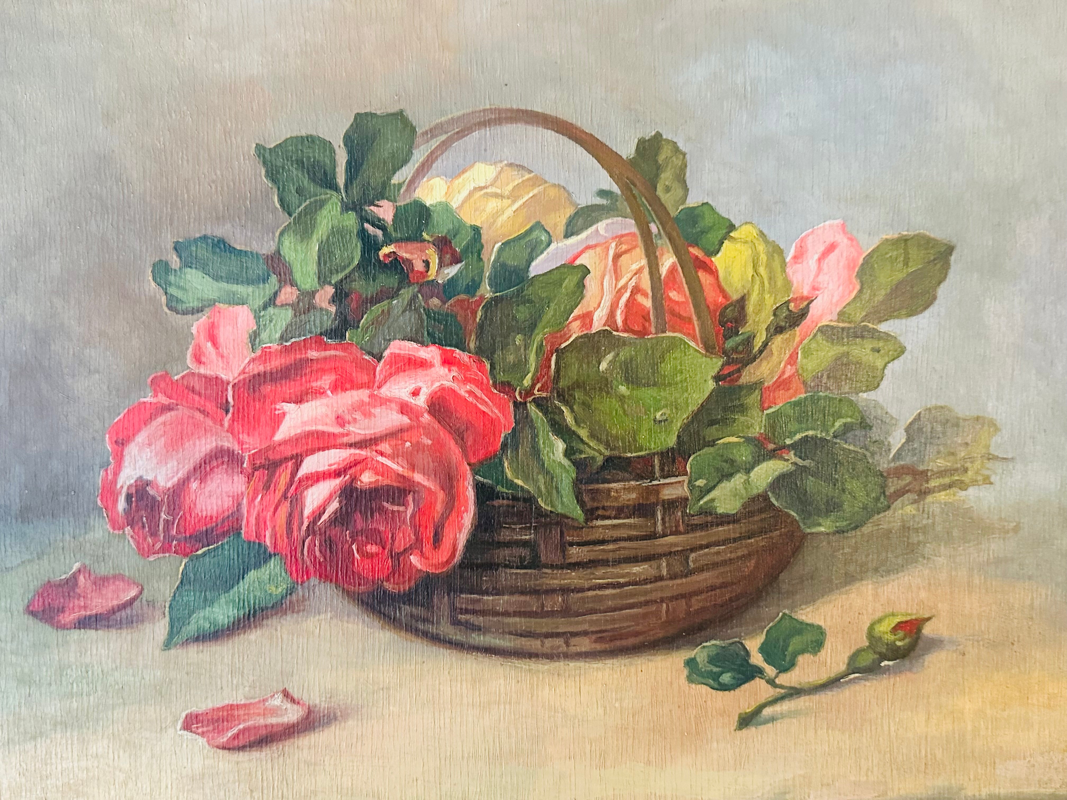 Jeté de roses anciennes