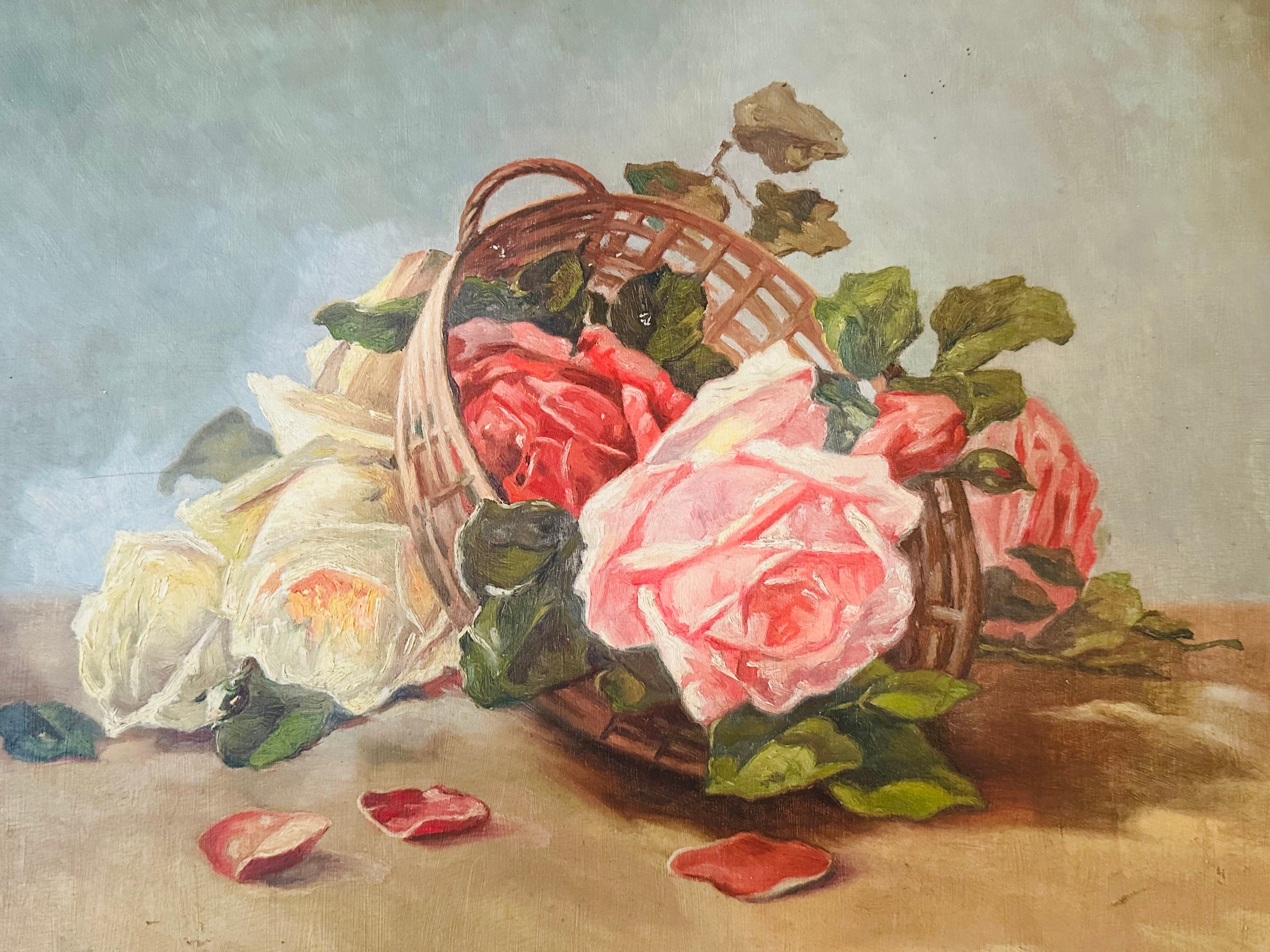 Jeté de roses anciennes