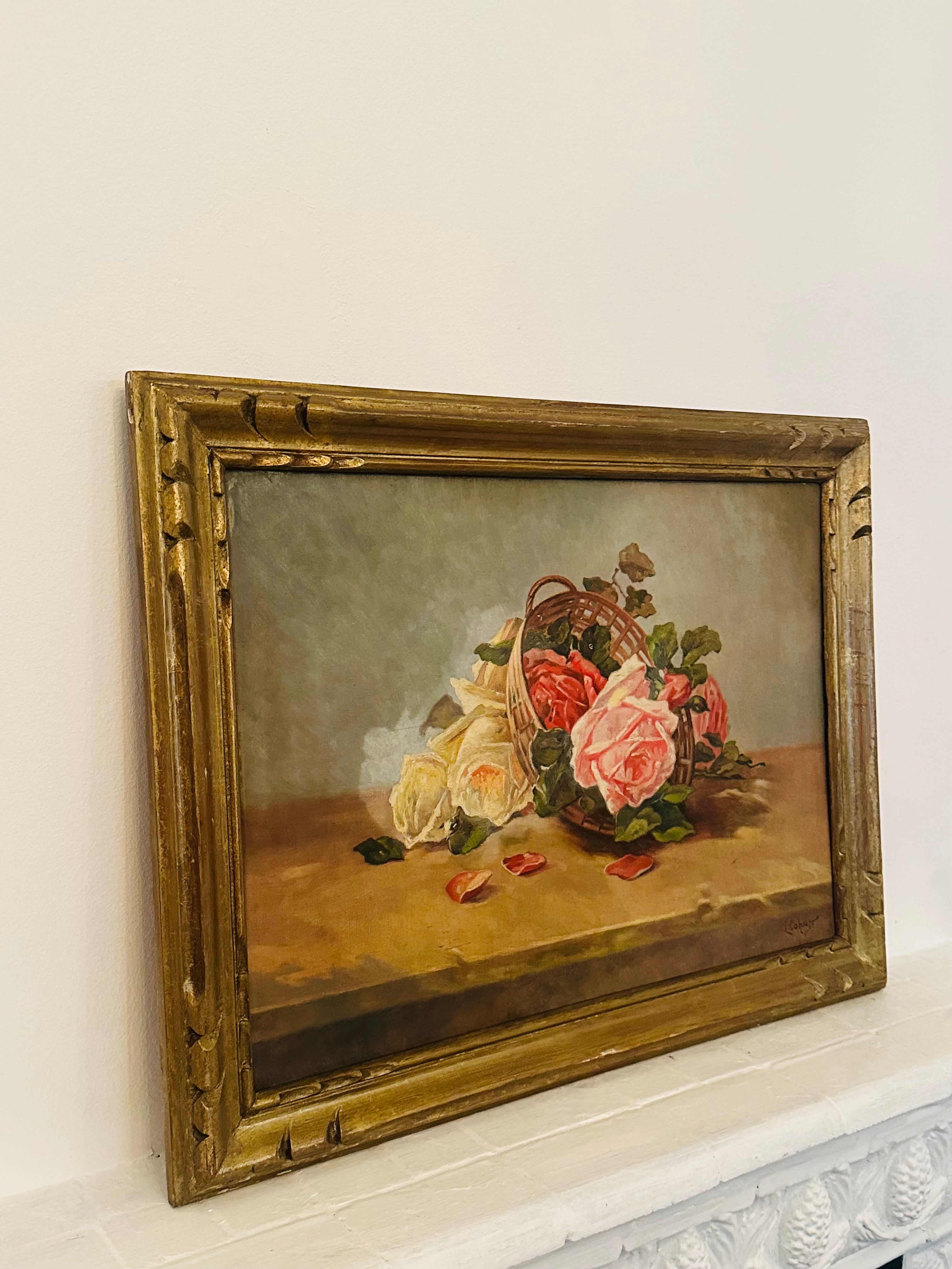 Jeté de roses anciennes