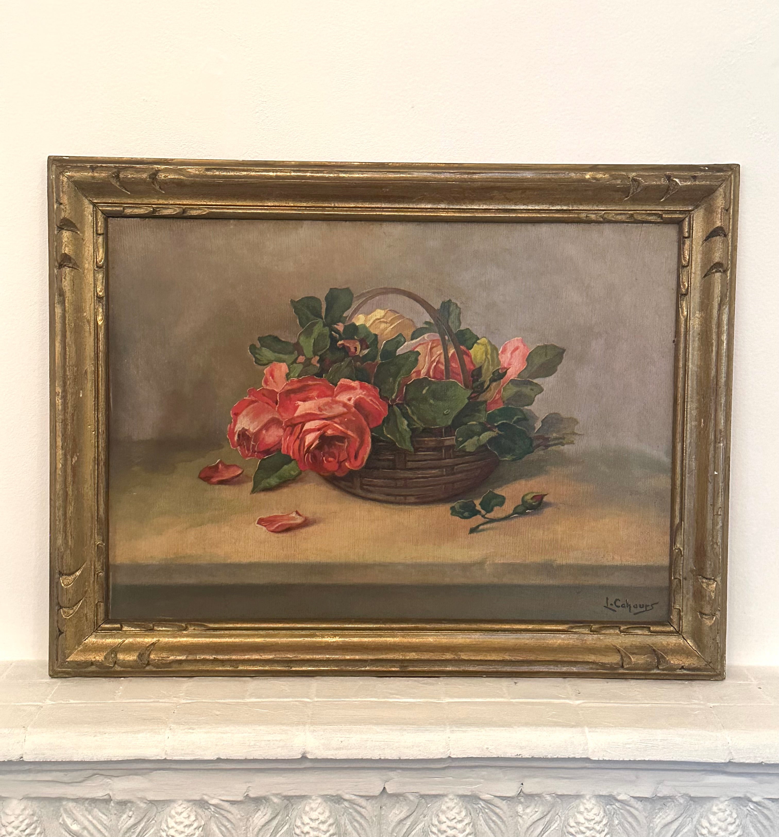 Jeté de roses anciennes