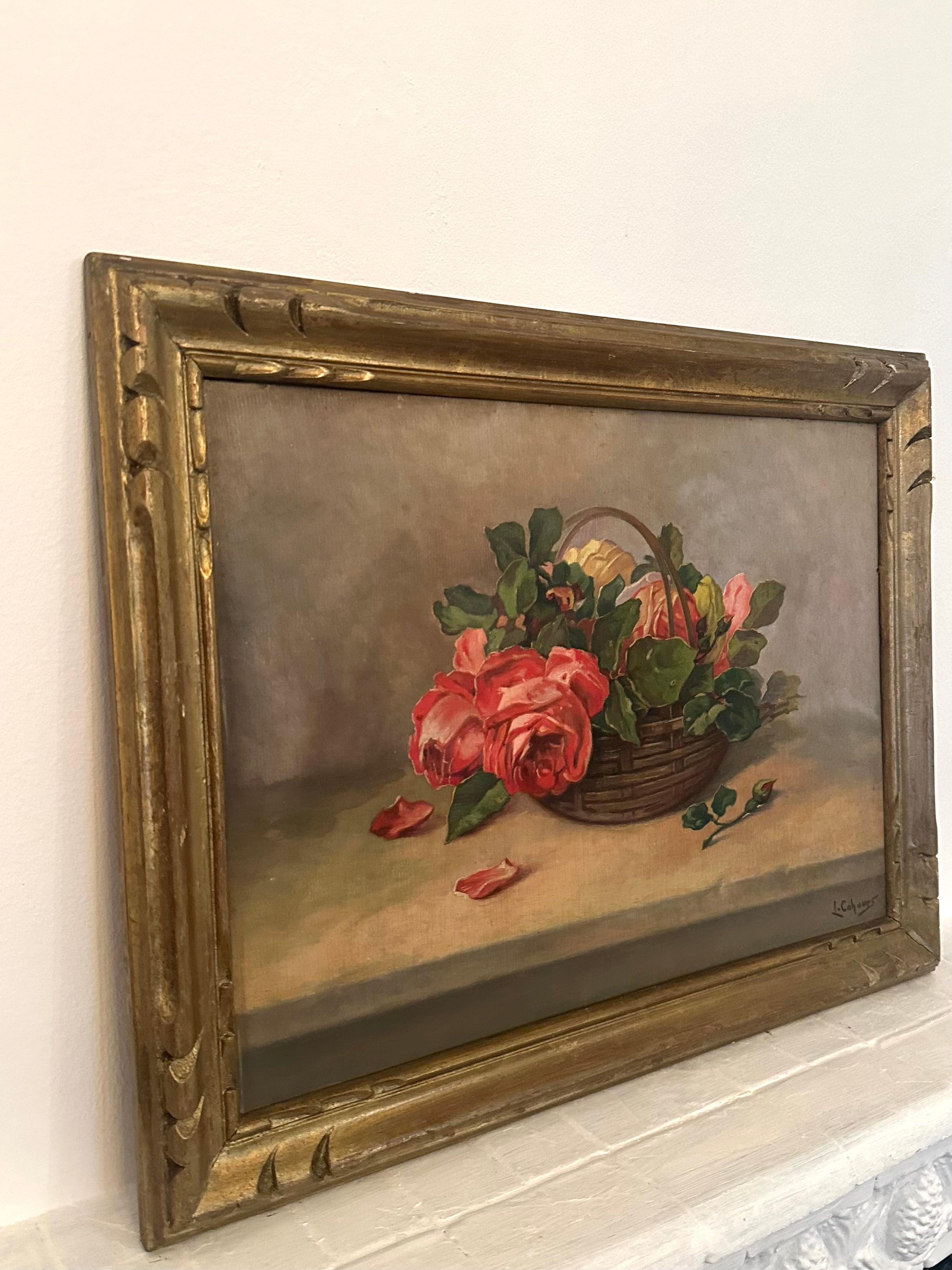 Jeté de roses anciennes